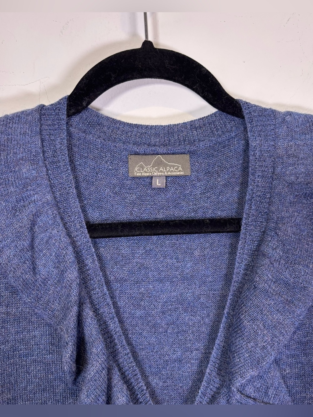 Classic Alpaca Ruffle Zip Front Sweater - Picture 2 of 7